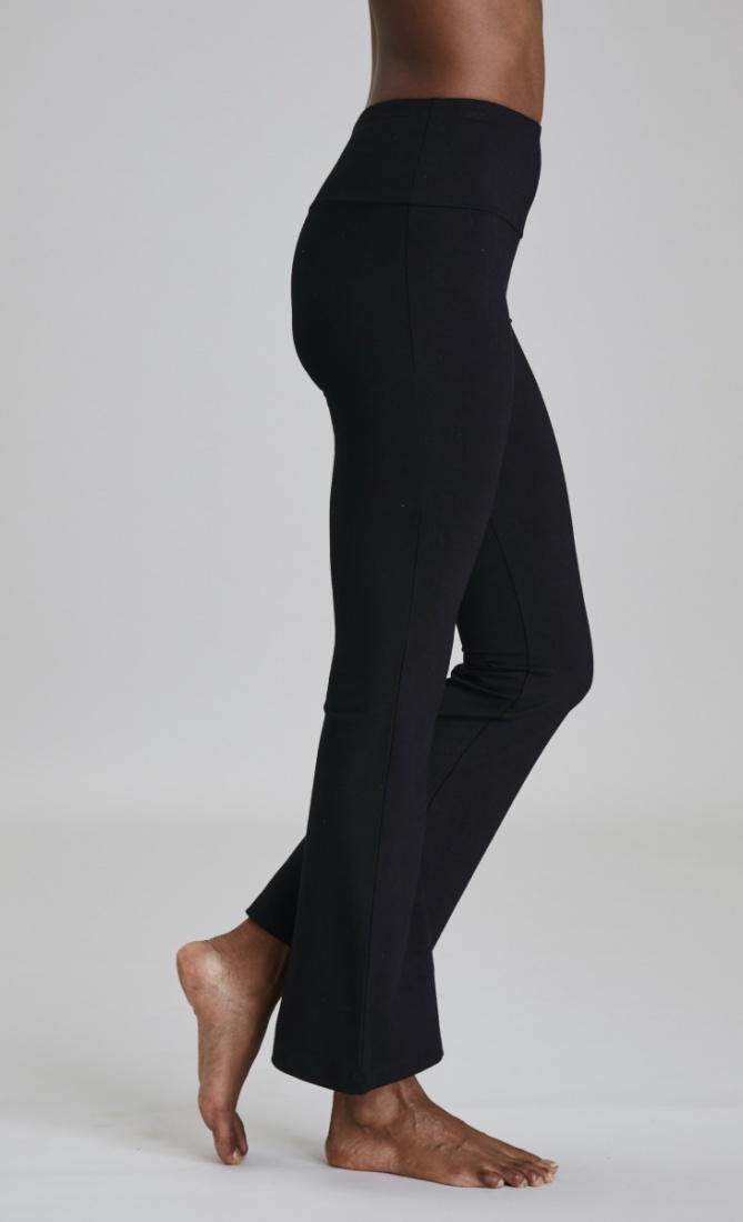 36 Long Inseam Cotton Spandex Flare Yoga Pants
