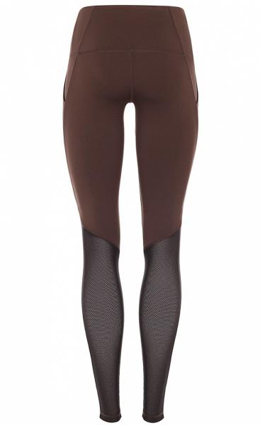 High Waist Active Legging - Coffee - 1