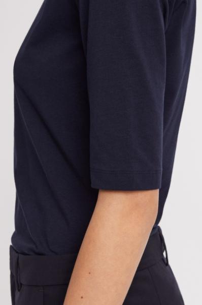 Filippa K Cotton Stretch Elbow Sleeve - Navy - 2