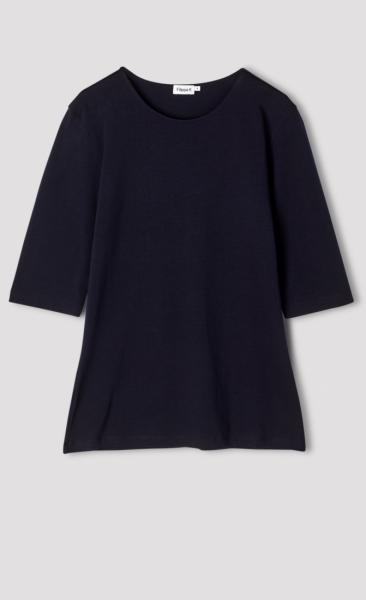 Filippa K Cotton Stretch Elbow Sleeve - Navy - 3