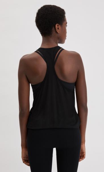 Filippa K Racerback Tank - Black - 1