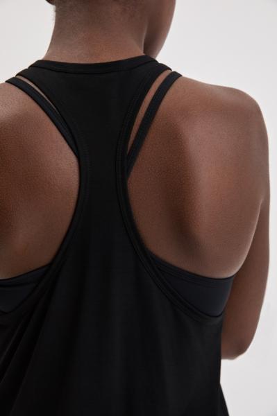 Filippa K Racerback Tank - Black - 2