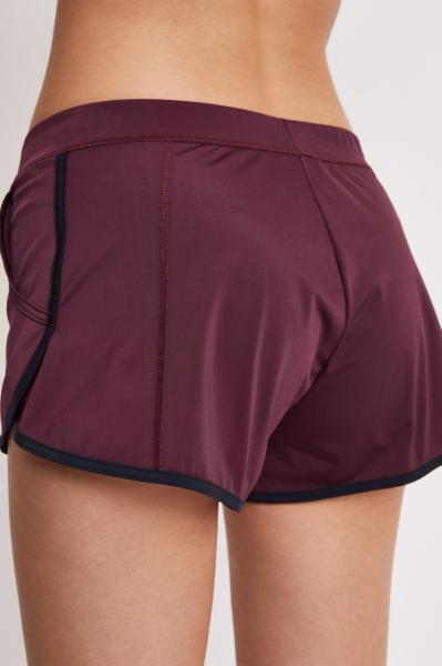 Filippa K Flex Shorts Maroon - 4