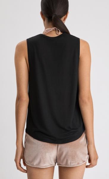 FilippaK Tencel Muscle Tank - Black - 1