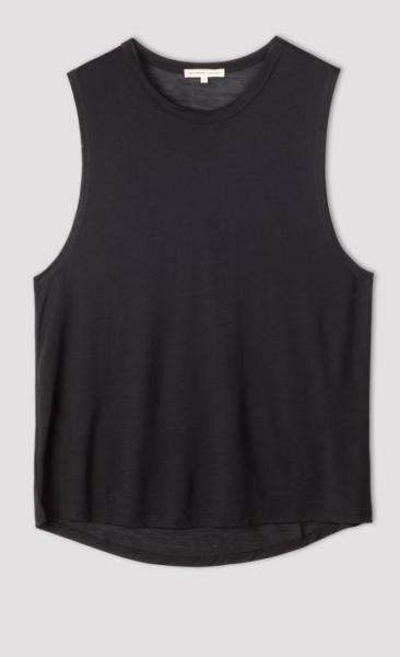 FilippaK Tencel Muscle Tank - Black - 3