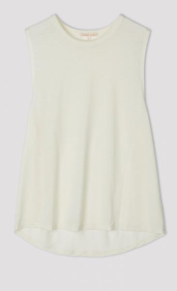 FilippaK Tencel Muscle Tank - Egg Shell - 3