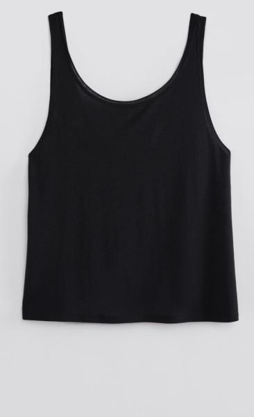 FilippaK Flow Deep Back Tank Black - 3