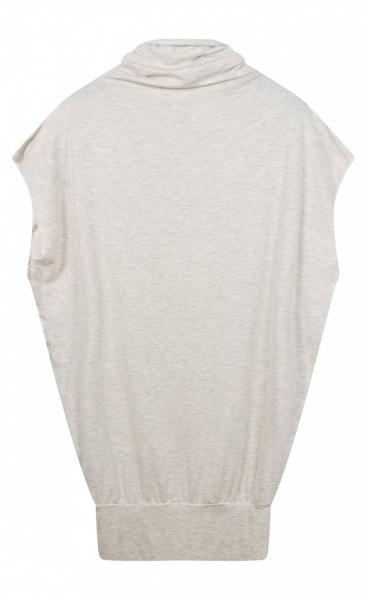 10Days Soft High Neck Top - Soft White Melee - 1