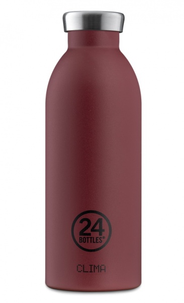 24 Bottles Clima Bottle Stone Hot Red 500ml