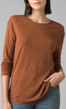 PrAna Cozy Up Longsleeve - Cedar Heather