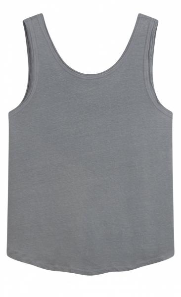 10Days The Linen Top - Grey Blue - 1