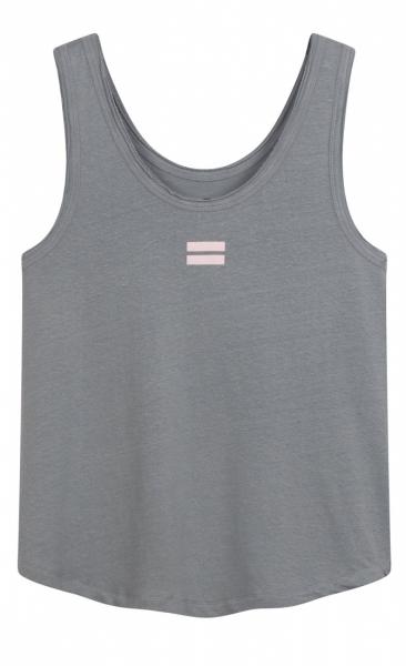 10Days The Linen Top - Grey Blue - 2