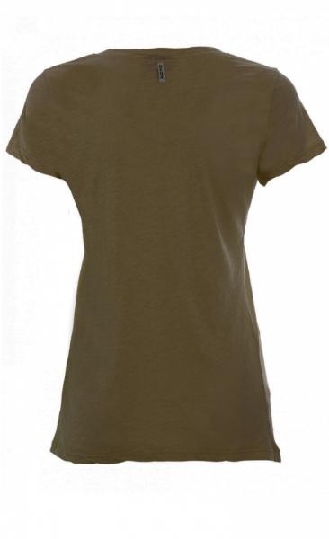 V-Neck Basic Tee Olive - 2