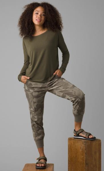 PrAna Rogue Longsleeve Top - Cargo Green - 3