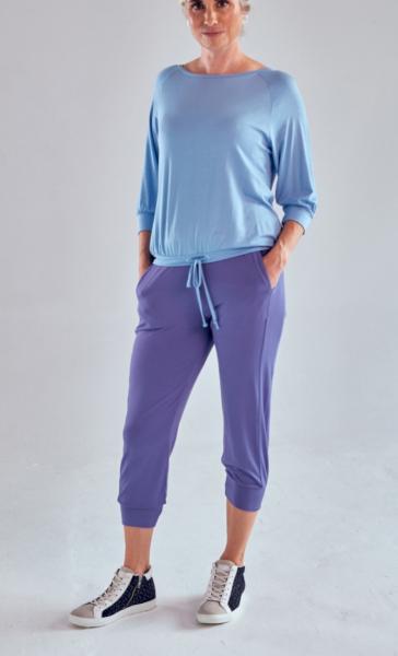 Asquith Crop Pant - Azure - 3