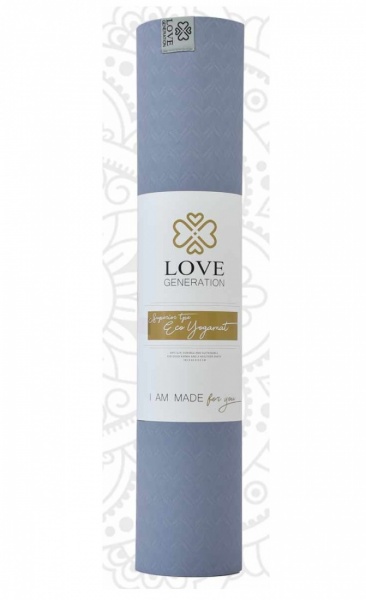 Love Generation ECO Yoga Mat 5mm - Lavender - 2