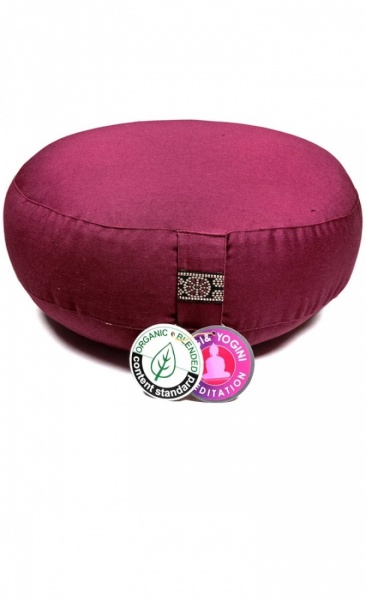 Meditatiekussen Basic Laag - Merlot