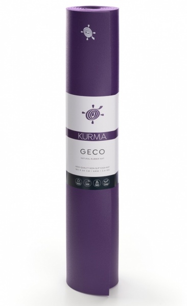 Kurma GECO 6mm Rubber Yoga Mat - Bloom - 1