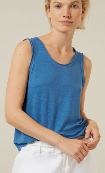 10Days The Linen Top - Princess Blue