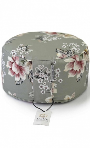 Love Generation Meditation Cushion - Vintage Flowers - 1