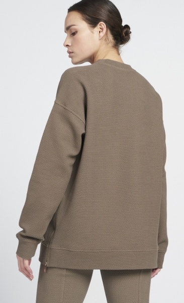 Moon Long Sleeve Crew Neck - Burnt Olive