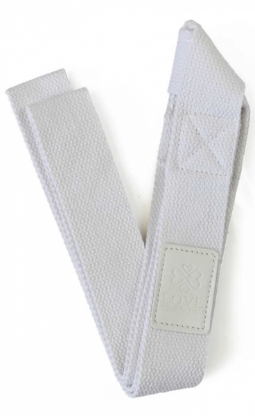 Love Generation Canvas Carry Strap - White