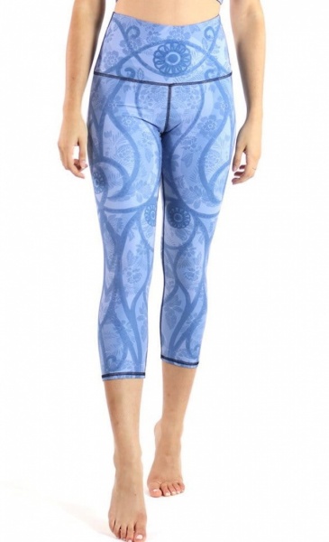 Peacefull warrior Recycled Crop Leggings - 3