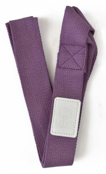 Love Generation Canvas Carry Strap Purple