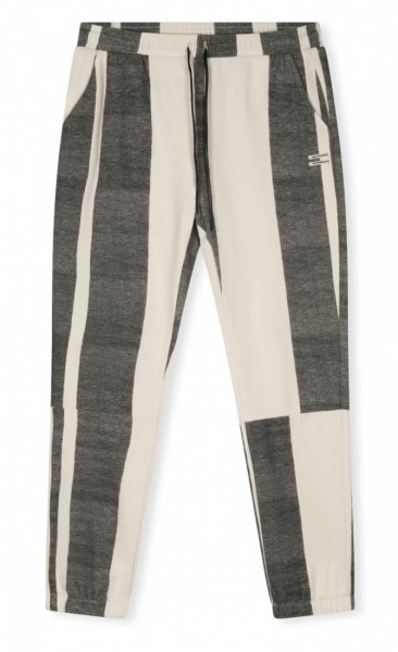 10Days Cropped Jogger Block Stripe - 5