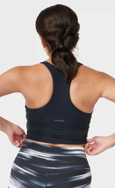 Manduka Aurora Racerback Bra - Black