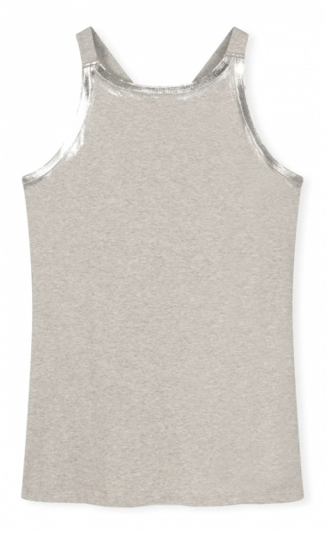 10Days High Neck Wrapper - Light Grey Marl - 3