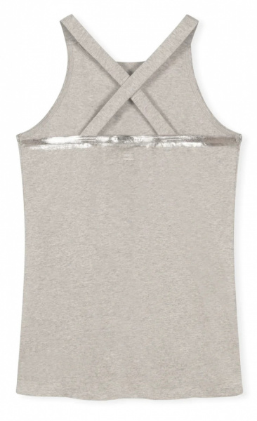 10Days High Neck Wrapper - Light Grey Marl - 4