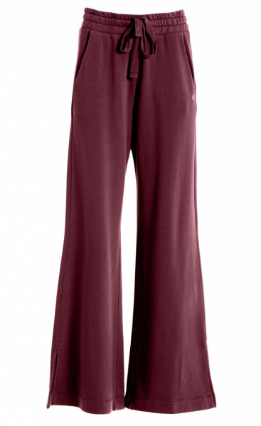 Comfort Split Pants - Plum