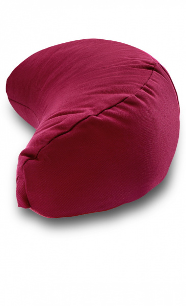 Kurma Half Moon Meditation Cushion Warm Red - 2