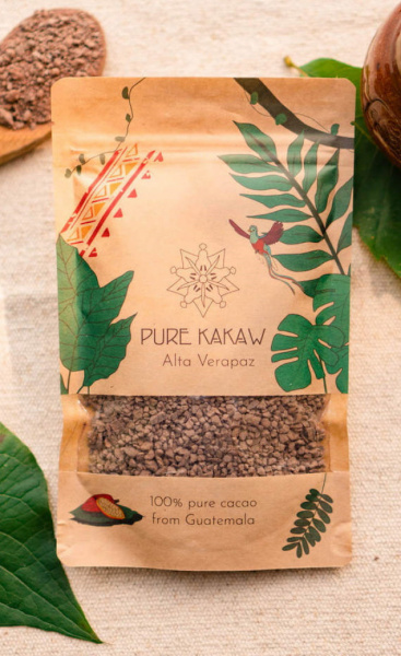 Pure KaKaw Pure Cacao Flakes Alta Verapaz Guatamala 125gr