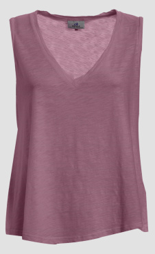 Flowing Tank Top - Mauve Rose