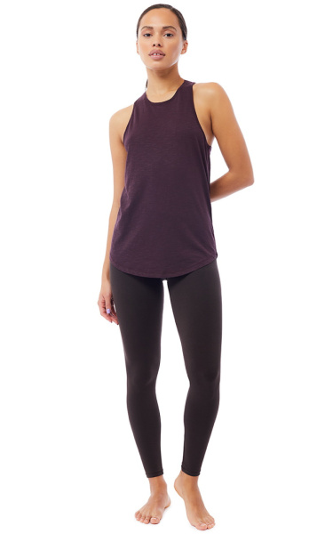 Mandala Basic Top - Purple Palms - 2