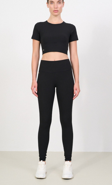 LUNE River Lift High Waisted Legging - Black - 3