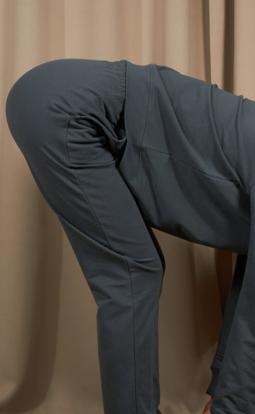 Yogamii Asha Sweat Pants - Petrol Grey - 4