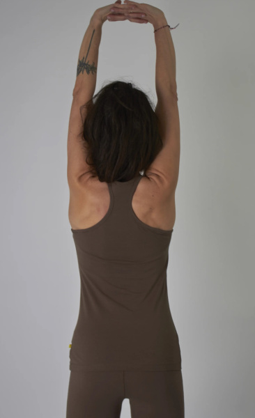 Anjali Racer Back Yoga Top - Earth - 2