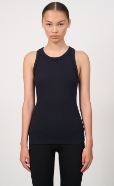 LUNE MAIA micromodal Soft Rib Tank - Black