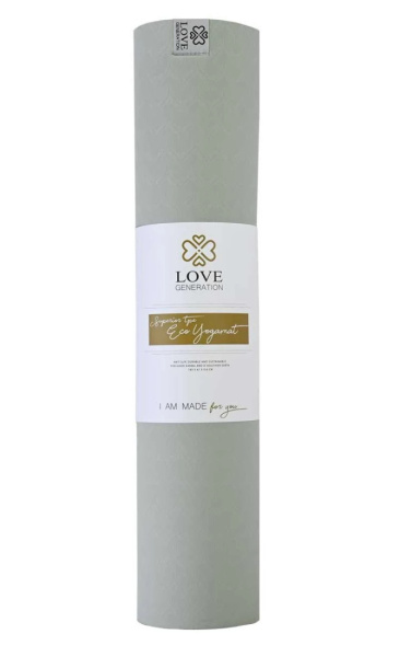 Love Generation ECO Yoga Mat 5mm Fresh Green - 1