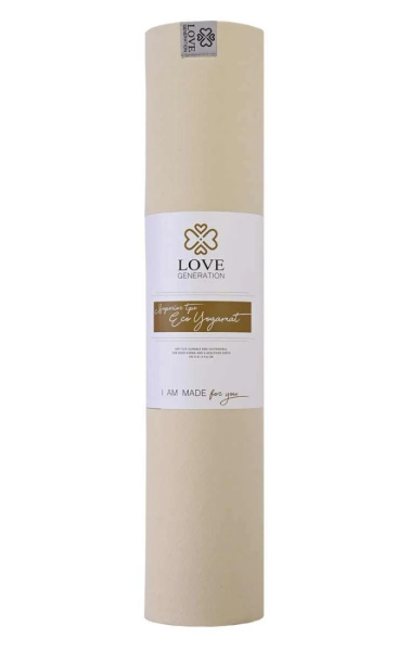 Love Generation ECO Yoga Mat 6mm Sand