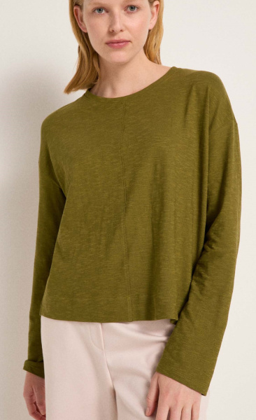 Lanius Dani Longsleeve - Forest Green - 1