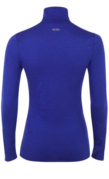 Mandala Turtle Neck Longsleeve - Blue Monday - 1