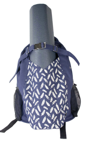 Yoga Mat Backpack - Indigo Blue - 2