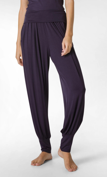 Harem Yoga Pants - Deepest Purple - 3