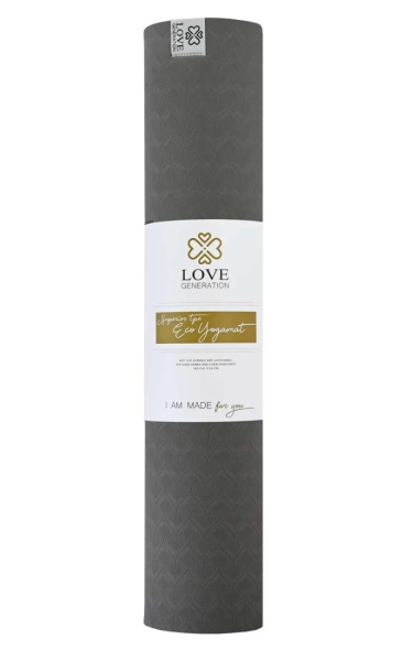 Love Generation ECO Yoga Mat 6mm Glorious Grey