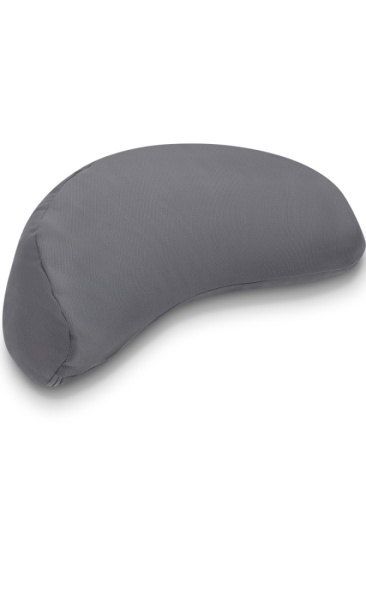 Kurma Half Moon Meditation Cushion Anthracite - 1