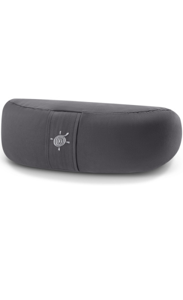 Kurma Half Moon Meditation Cushion Anthracite - 2